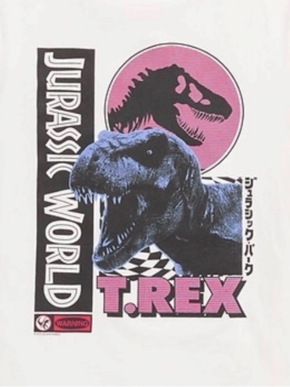 Kids Jurassic World T. Rex Graphic T-Shirt - Size Large (10-12) - NWT - Picture 2 of 2